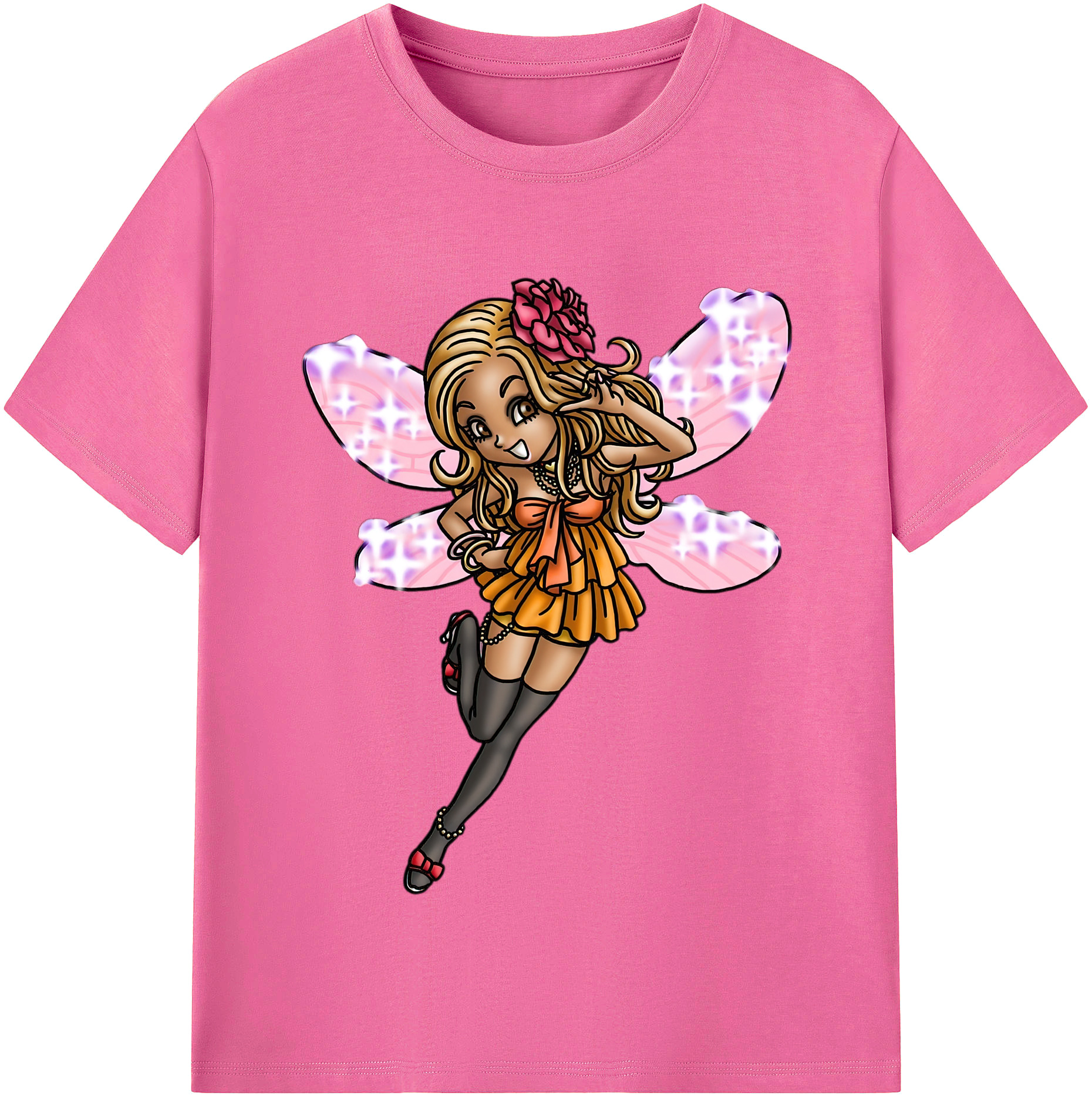 （画像用） ドラゴンクエスト Doragon Kuesuto Dragon Quest レディースカジュアルプリントTシャツ（綿100％）